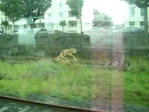 Onboard DART 25 8602 Departing Dun Laoghaire