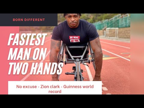 Extraordinary Zion clark born without leg becomes the fastest man with two hands.