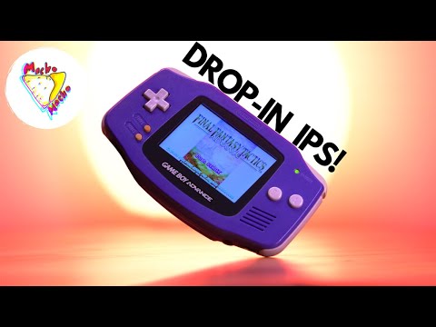 Super Easy NO Solder and NO Cut IPS Mod for the GameBoy Advance | A True Drop-In IPS Mod for the GBA