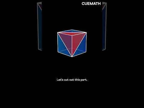 Angle between the diagonals of a cube