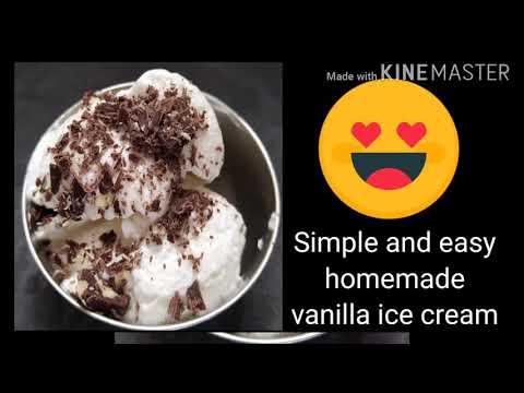 Vanilla ice cream