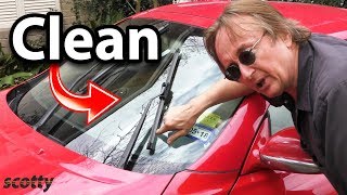 How to Super Clean Your Car's Windshield and Wiper Blades (Life Hack)