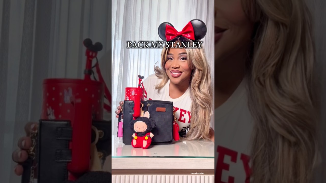 The best Stanley bag essentials! #whatsinmybag #stanleycup #asmr #slay #travelessentials #viral