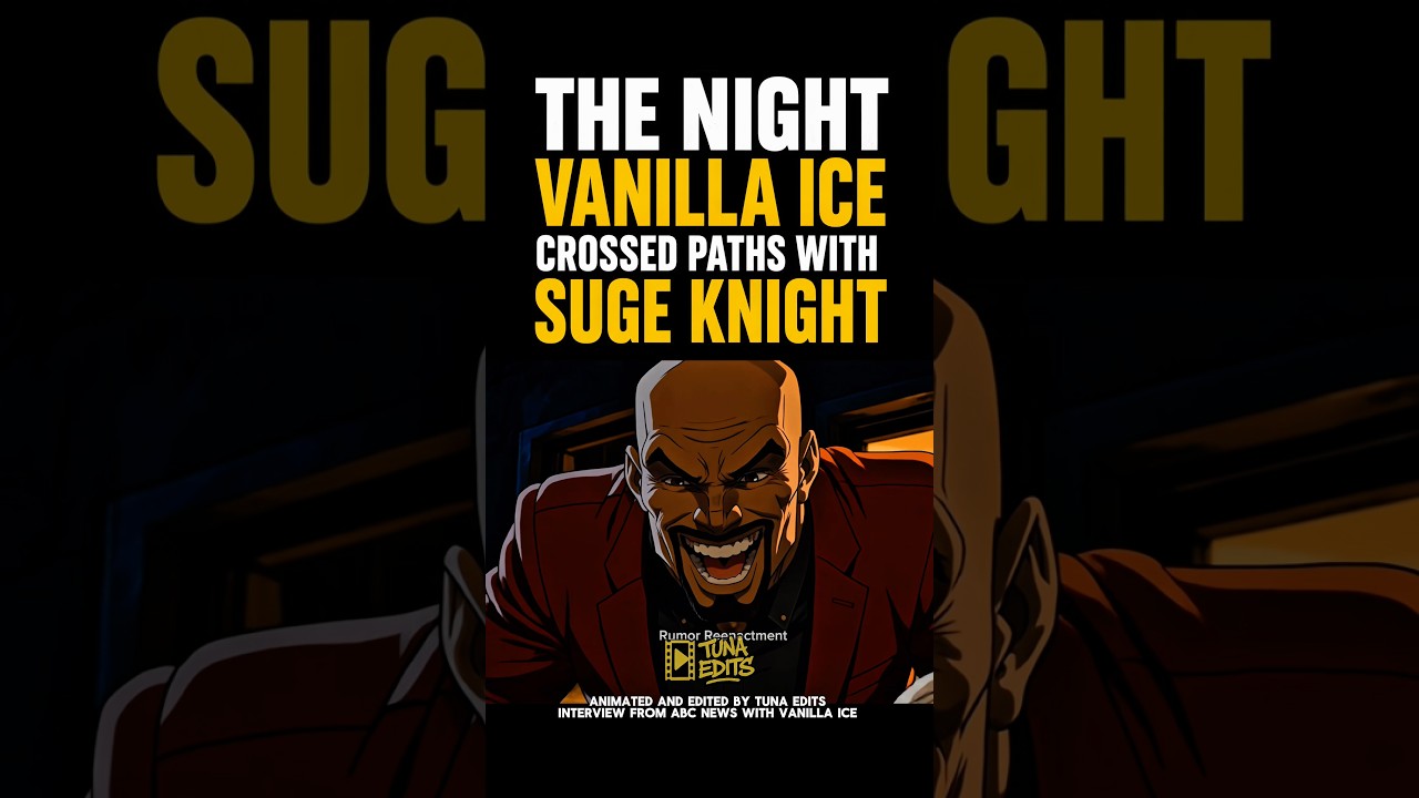 Vanilla Ice crossed paths with Suge Knight #VanillaIce #SugeKnight #HipHopstories #DeathRowrecords