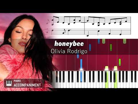 Olivia Rodrigo - honeybee - Accurate Piano Tutorial with Sheet Music