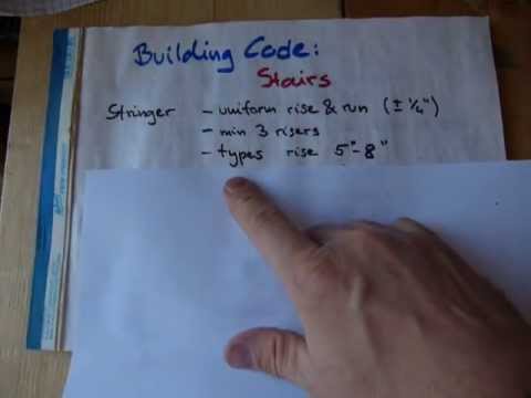 Stair building vs. Building Code