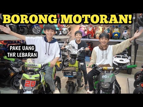 ADNAN UCUP VIAN BORONG MAINAN PAKE UANG LEBARAN