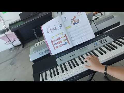 Middle C Right Hand Treble Clef on Keyboard - Let's Play C