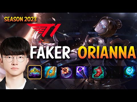 T1 Faker ORIANNA vs AKALI Mid - Patch 13.21 KR Ranked