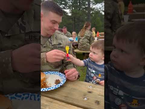 Wait… Why Did He Give Him That Tiny Fork? 😂🍴🪖