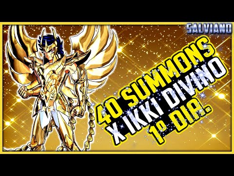 40 SUMMONS POR DIA EM BUSCA DO IKKI DIVINO! - Saint Seiya Awakening #91