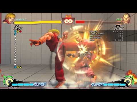 USF4 PC MOD Ken Combos