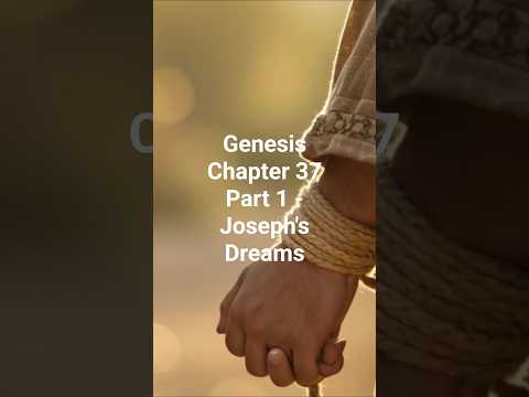 Genesis Chapter 37 Part 1 - Joseph's Dreams #bible #biblechapter #scriptureexplained #freeaudiobible