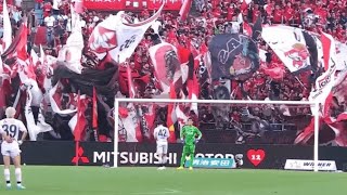 浦和レッズサポーター、FC東京戦PK戦でビッグフラッグの大移動！浦和レッズ対FC東京YBCJ1リーグDAZNダイジェスﾄサポーターチャントAFC日本代表