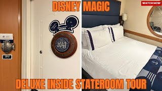 🛏️ Disney Magic Stateroom Tour | Deluxe Inside Stateroom 2047 ✨⚓