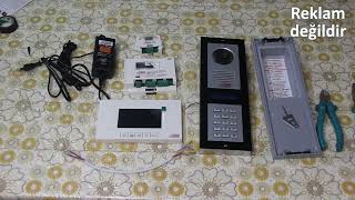 audio diyafon sistemi video yükseltici video dağıtıcı diafon bağlantıs