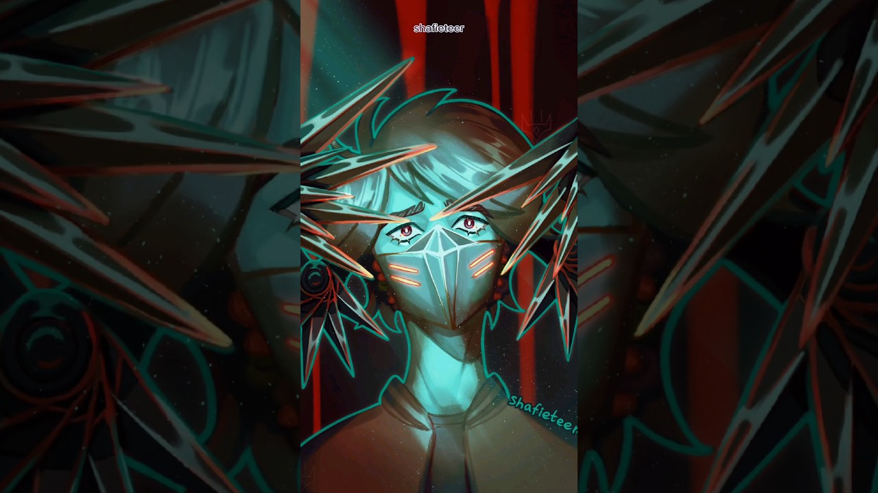 Angel of Suffering [ Generation Loss Art Process ] #shorts #art #sketch #drawing #digitalart