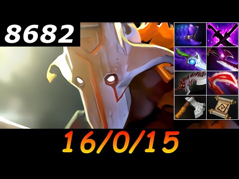 Dota 2 Juggernaut 8682 MMR 16/0/15 (Kills/Deaths/Assists) Ranked Full Gameplay