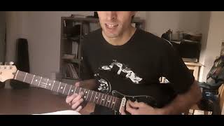 Mannish Boy (Hendrix) guitar tutorial by Karl P Fournier