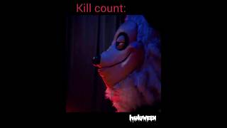 The Hug - Kill count | #fnaf #thehug #neverbealone #shorts