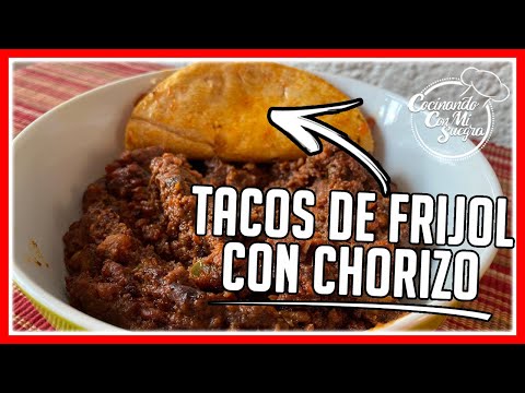 ⭐TACOS de Frijoles con Chorizo⭐ (Tacos de Canasta)