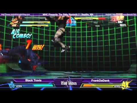 The Salty Runback 2 MvC3 Singles Top 8 - Black Travis vs FrankDaDank Losers Top 8 #2