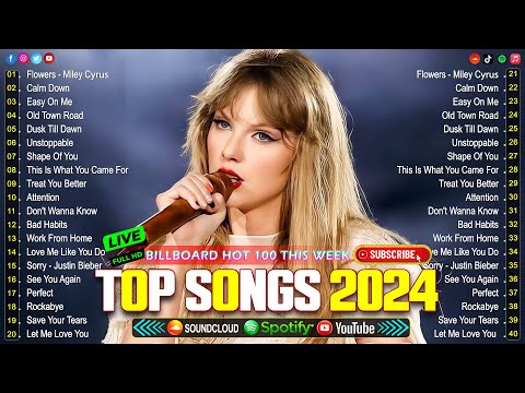 Taylor Swift, Rihanna, Selena Gomez, The Weeknd, Adele,Justin Bieber, Dua Lipa💐💐Top Hits 2024