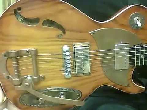 Postal Handmade DeltDelta Zephyr-Copper Reduced 2014 Sunburst - Aged Copper Hardware image 12