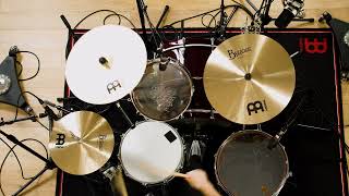 Byzance Traditional Complete Cymbal Set by Meinl Cymbals BT-CS1 - just drums