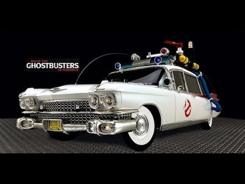 Scale model build Ecto-1 Stages 95 to 98