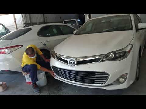 Assemble and installing front bumper (Toyota avalon)