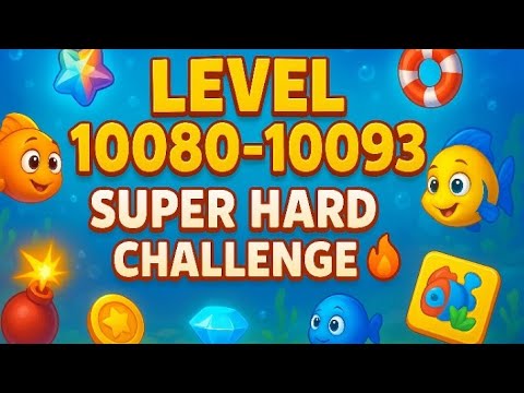 🐠 Can You Beat This Challenge? | Fishdom Levels 10080–10093 💥