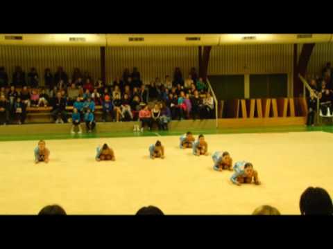 Steypakapping í estetiskum fimleiki - Støkk Unglingar