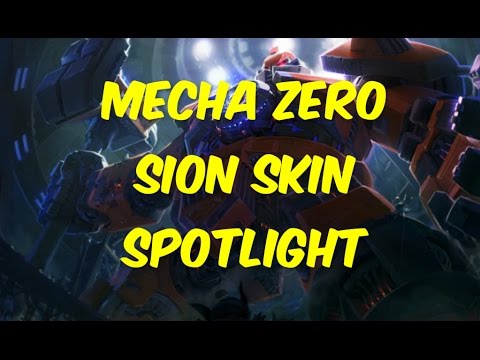 Mecha zero Sion skin spotlight 1820 RP | League of Legends