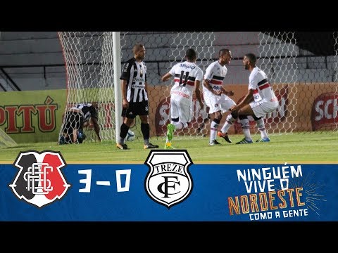 Melhores Momentos - Santa Cruz 3 x 0 Treze - Copa do Nordeste (06/02/2018)