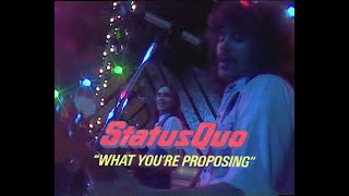 Status Quo - What You're Proposing (1980) Tv - 20.12.1980 /Aplauso /Improved