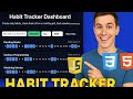 Habit Tracker Dashboard Using HTML CSS JavaScript Beginner Friendly