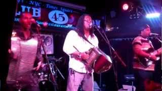 J.J. Caillier and the Zydeco Knockouts at Connolly's, NYC, Sept. 9, 2012.