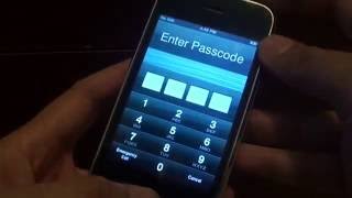 iPhone 3GS: How to Remove / Reset Forgot Passcode