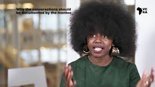 Why the conversations should be documented by the mentee