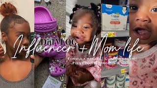 A DAY IN THE LIFE | 21yr old FIRST TIME MOM (entrepreneur) +TEETHING BABY