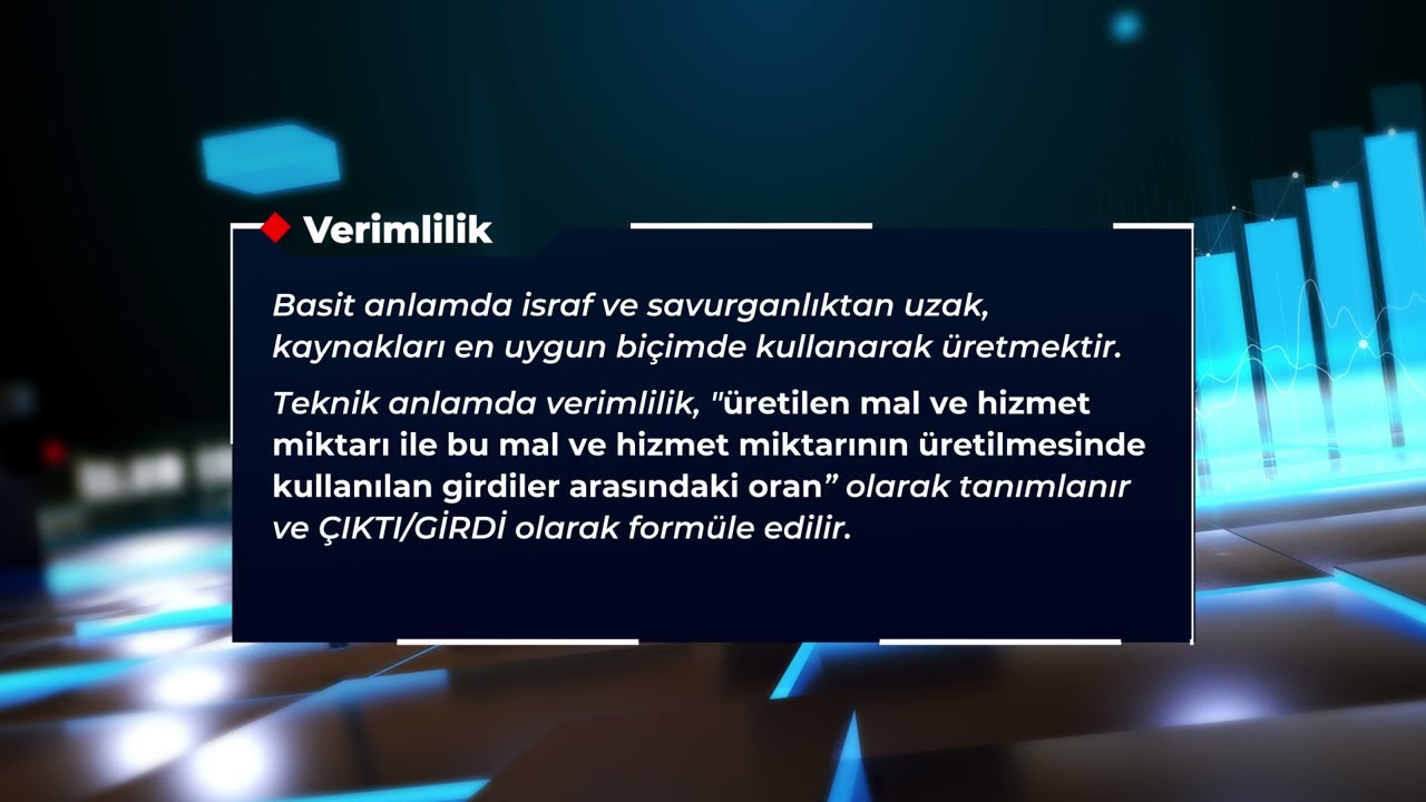 Ekonomi Terimleri 295 | Vezni Mal Nedir? - Verimlilik Nedir?