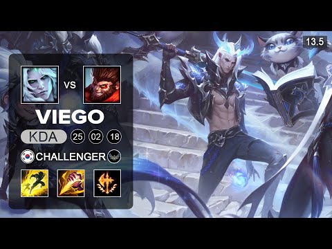 Viego vs Wukong Jungle - KR Challenger - Patch 13.5 Season 13