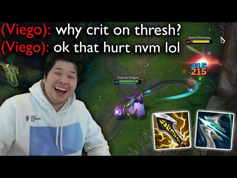 THRESH BUT FULL CRIT AD?? ONE SHOTTING EVERYONE WITH MY WHIP!!