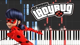 MIRACULOUS LADYBUG - Theme Song // Synthesia Piano