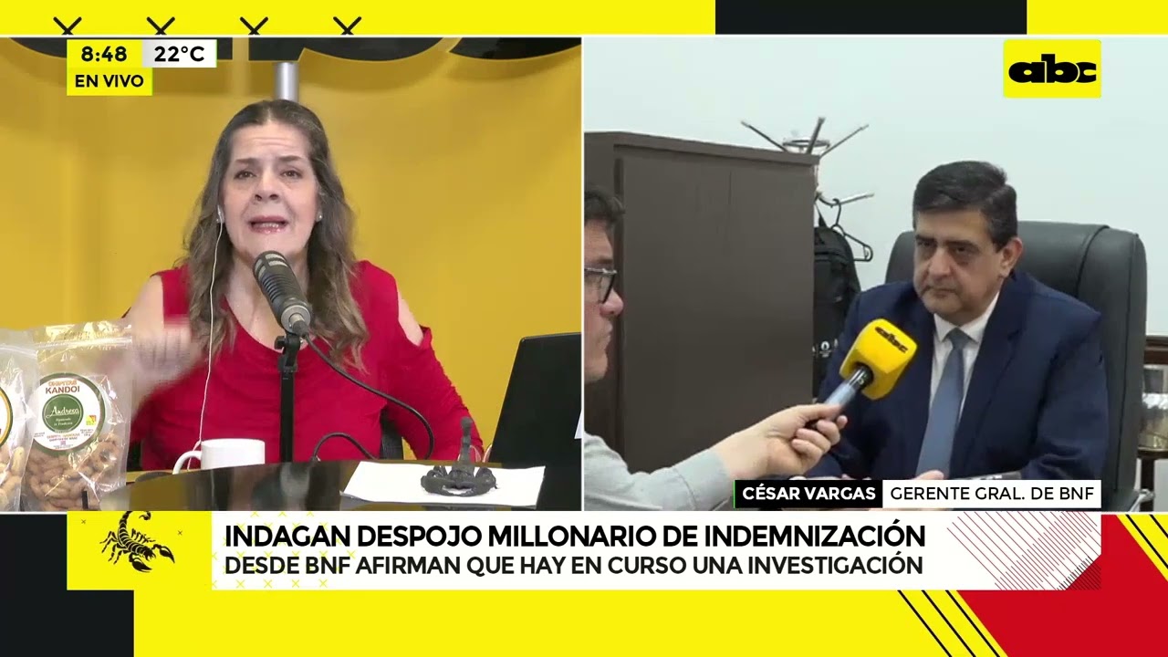 Auditoría en el BNF por millonaria apropiación de indemnización: hay dos funcionarios cesados