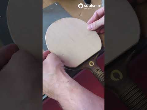 🏓 Neue Klebe-Methode für Tischtennisbeläge.- Nass in nass mit Belag-Presse