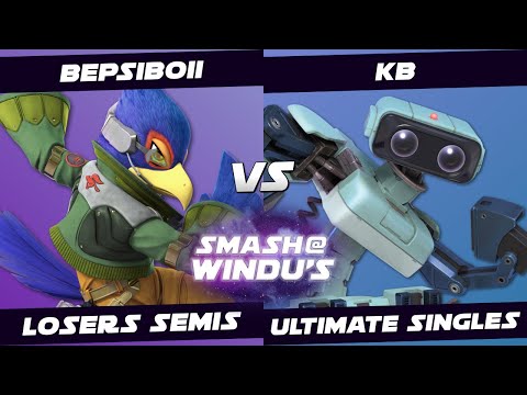 Bepsiboii (Falco, Wolf) vs KB (R.O.B.) - Smash @ Windu's 110 - Losers Semis SSBU
