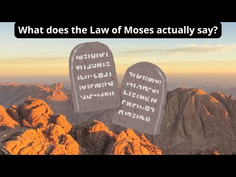 The Law of Moses Explained What You Didnt Know!