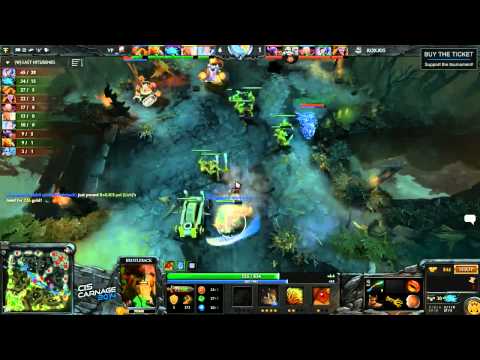 CIS Carnage 2014   RoX KIS vs Virtus pro game 1